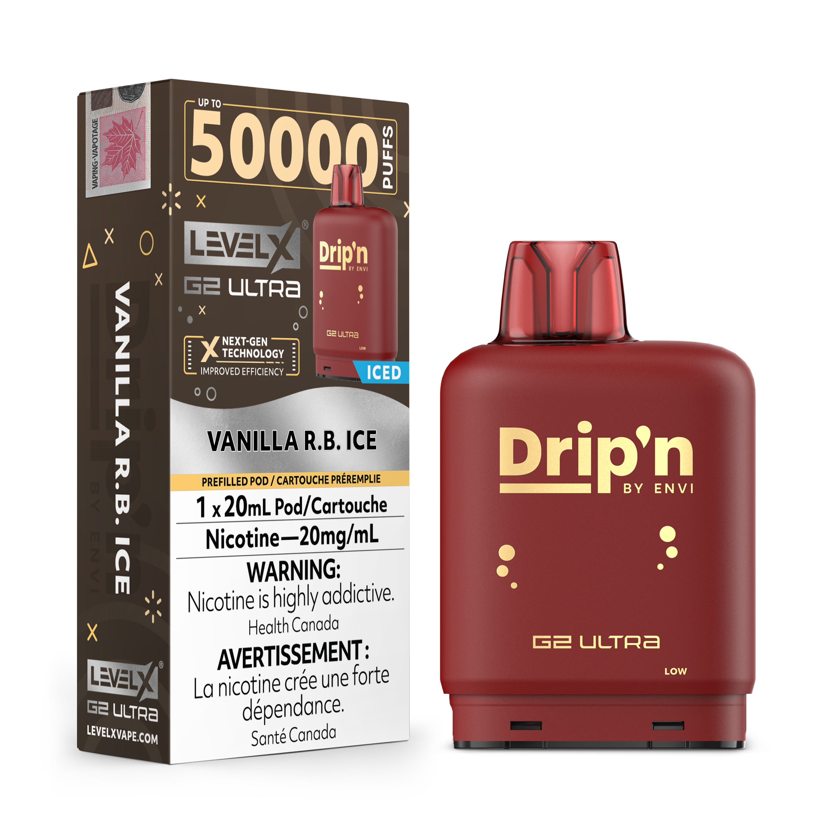 VANILLA R.B. ICE - FLAVOUR BEAST LEVEL X G2 DRIP'N ULTRA (20mL) (ONTARIO)