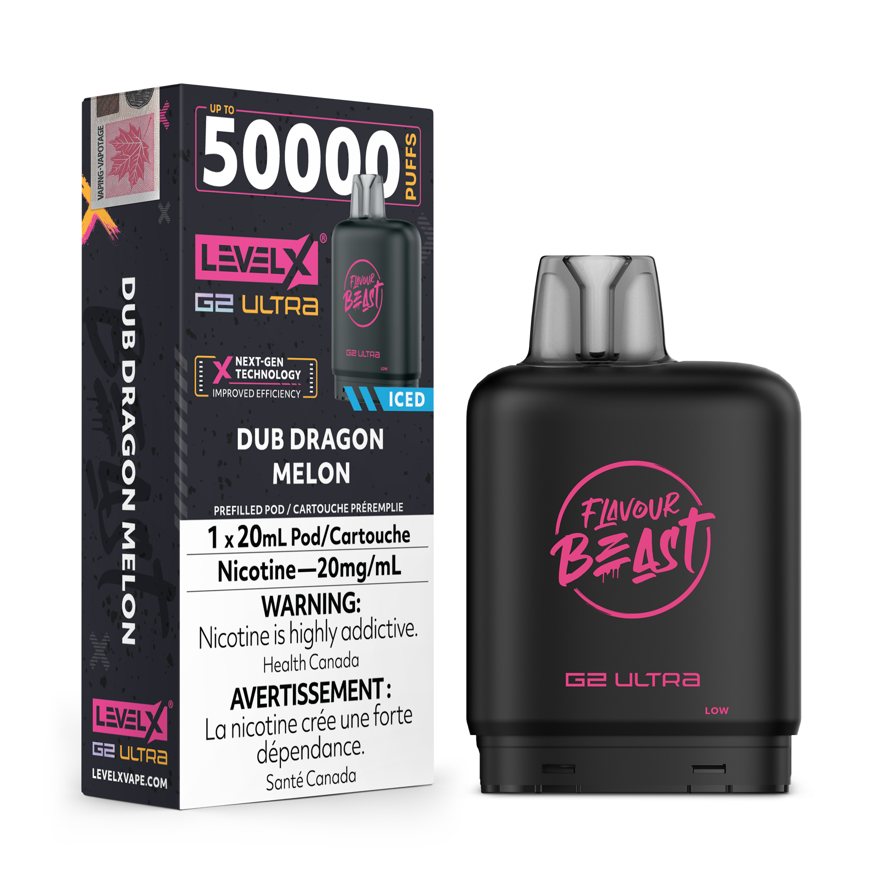 DUB DRAGON MELON - FLAVOUR BEAST LEVEL X G2 ULTRA (20mL) (ONTARIO)