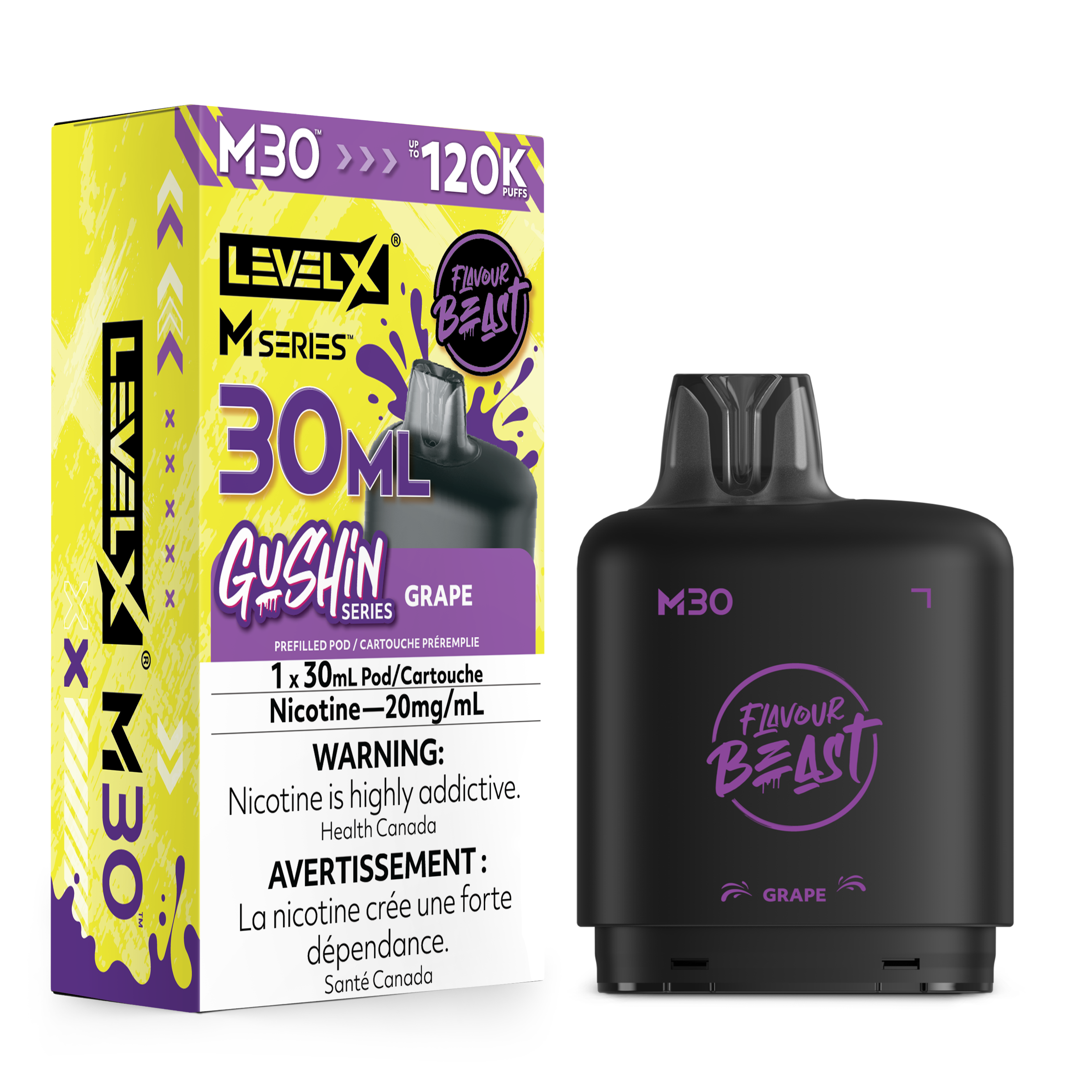 GUSHIN GRAPE - LEVEL X M30 (30mL) *LEVEL X M DEVICE REQUIRED*