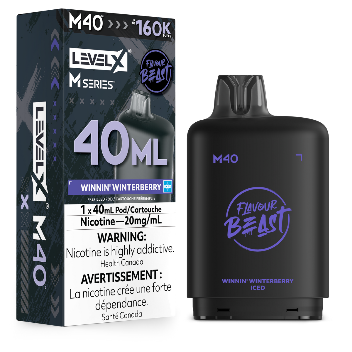 WINNIN' WINTERBERRY ICED - LEVEL X M40 (40mL) *LEVEL X M DEVICE REQUIRED*