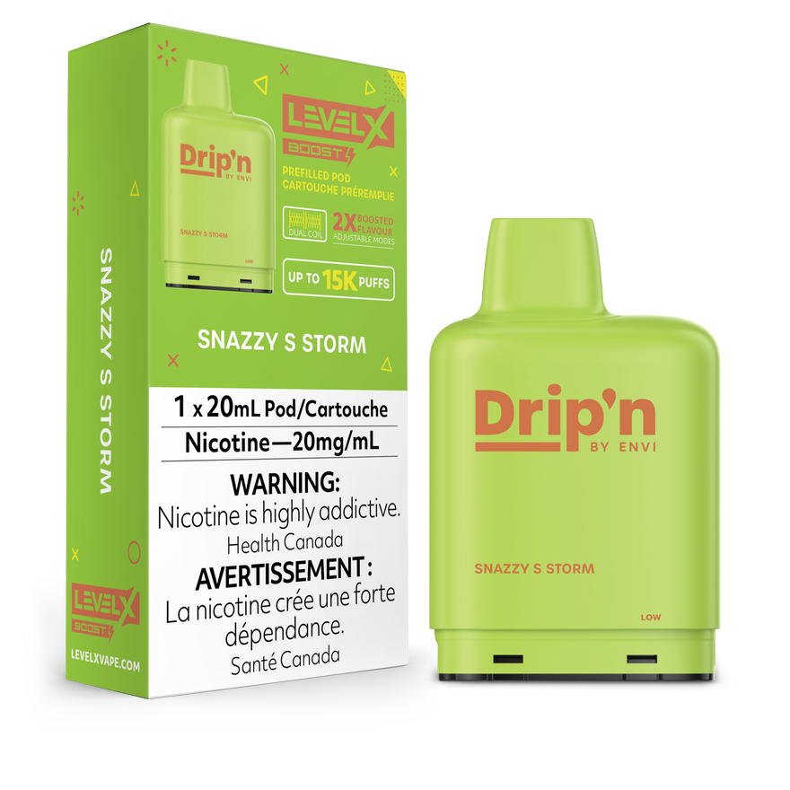SNAZZY S STORM - LEVEL X DRIP'N BOOST (20mL) (ONTARIO)
