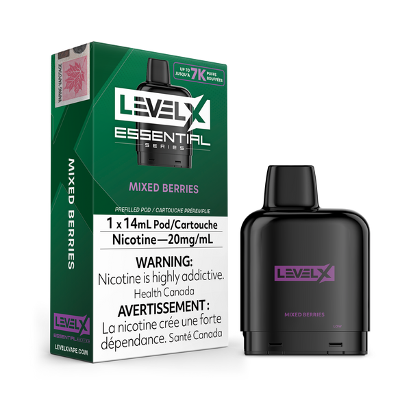 MIXED BERRIES - LEVEL X POD ESSENTIAL SERIES 14mL