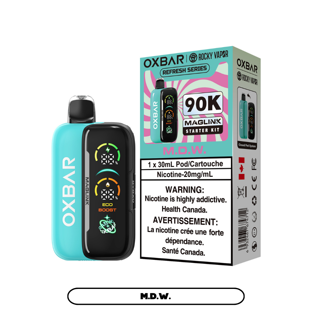 M.D.W. - OXBAR MAGLINK *HYBRID DISPOSABLE STARTER KIT* (DEVICE & POD) (30mL)