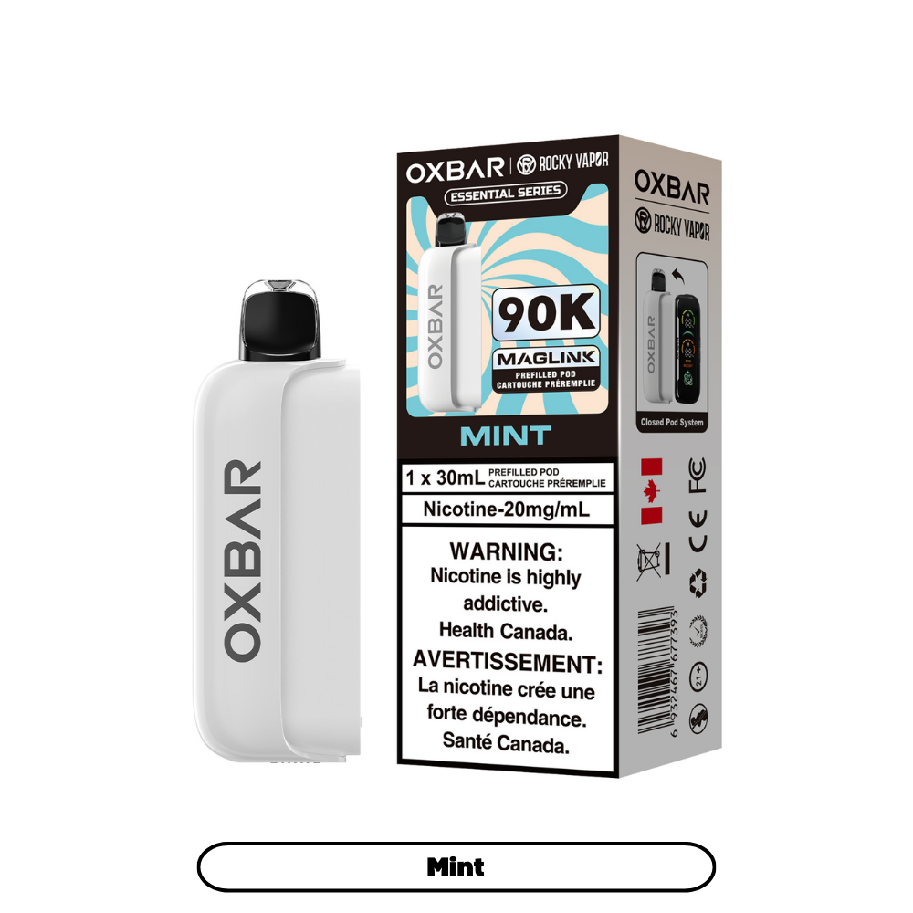 MINT - OXBAR MAGLINK *HYBRID DISPOSABLE* (POD ONLY) (30mL)