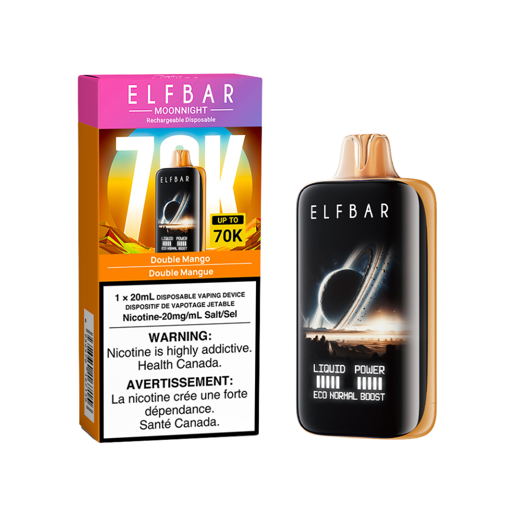 DOUBLE MANGO - ELFBAR MOONNIGHT 70K (20mL) (ONTARIO)