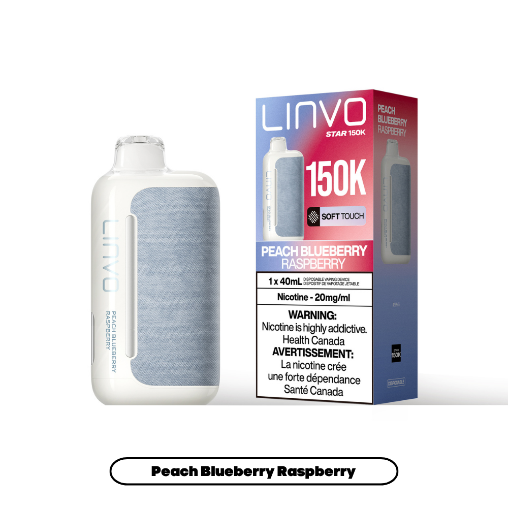PEACH BLUEBERRY RASPBERRY - LINVO STAR 150K (40mL)