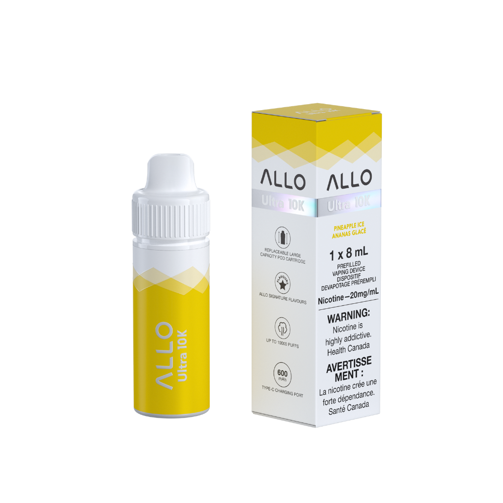 PINEAPPLE ICE - ALLO ULTRA 10K (8mL) (DEVICE & POD KIT)