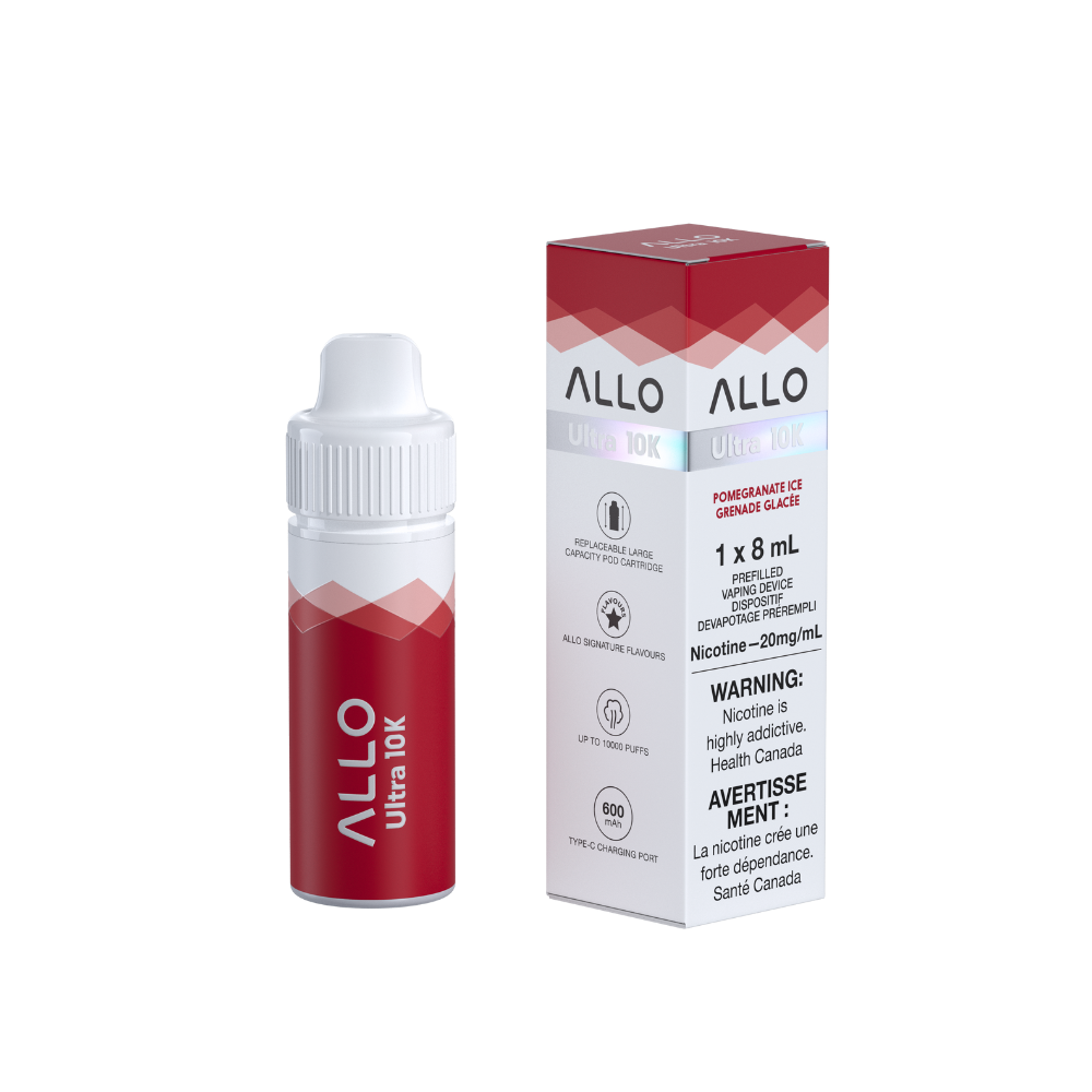 POMEGRANATE ICE - ALLO ULTRA 10K (8mL) (DEVICE & POD KIT)