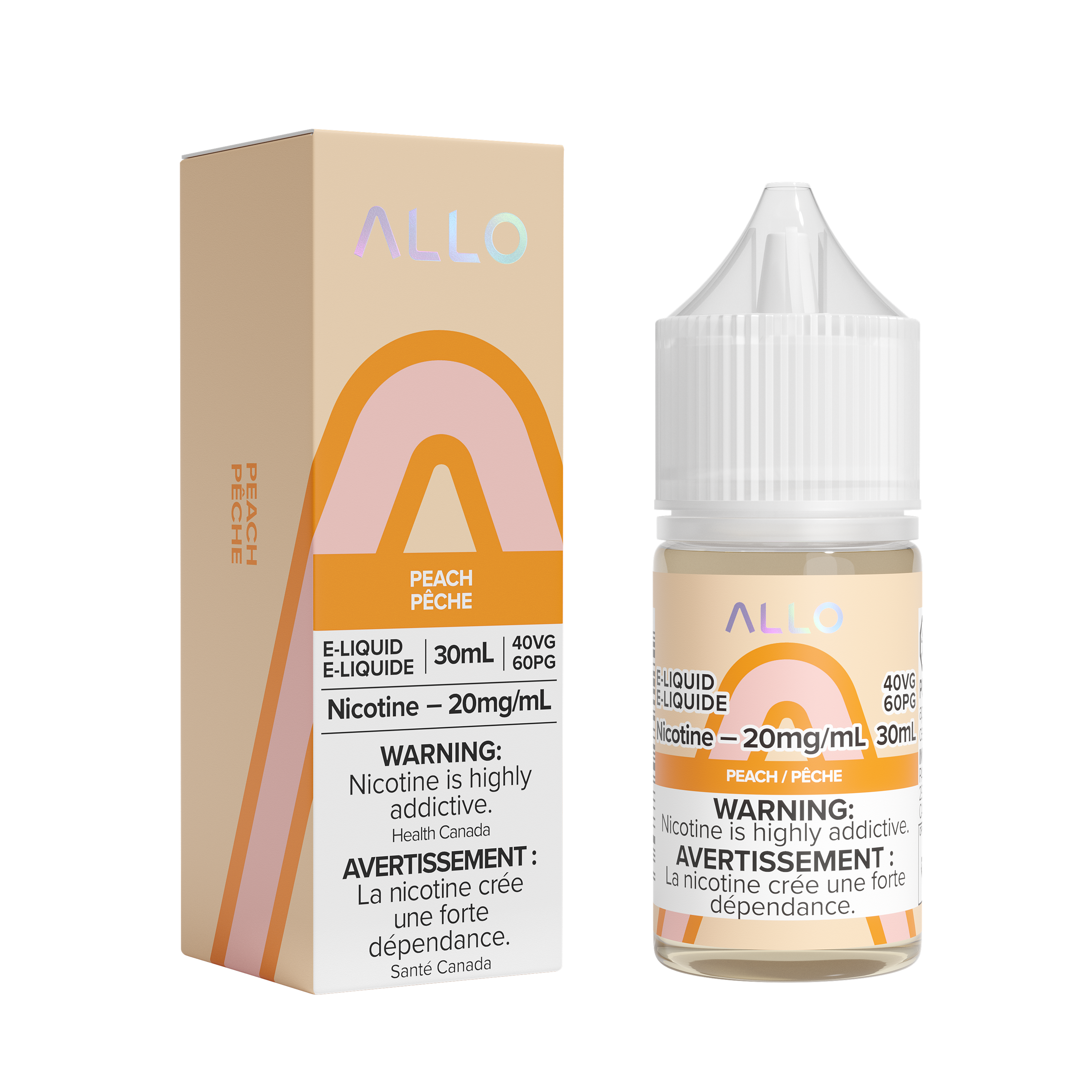 ALLO E-LIQUID - PEACH (ONTARIO)
