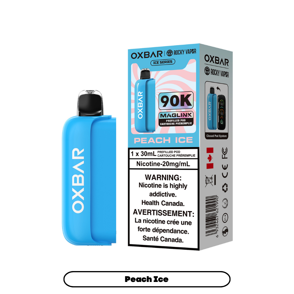 PEACH ICE - OXBAR MAGLINK *HYBRID DISPOSABLE* (POD ONLY) (30mL)