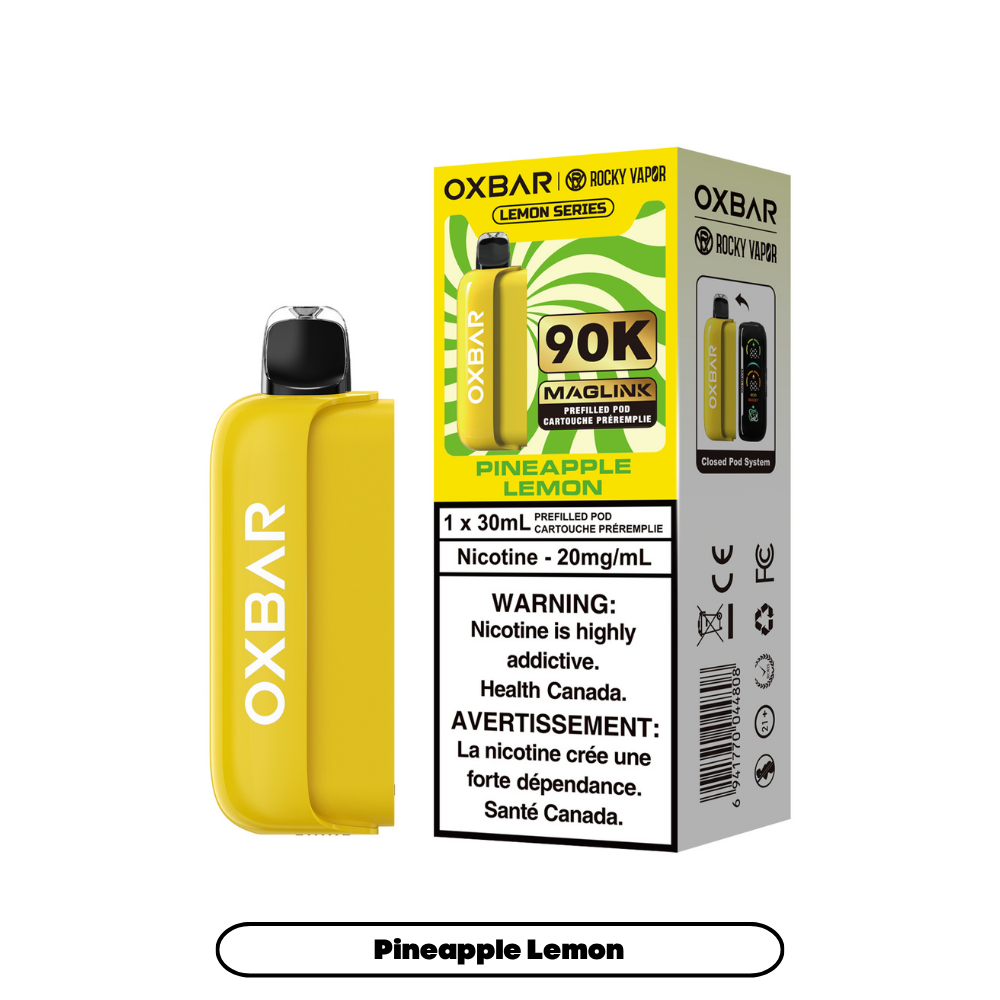 PINEAPPLE LEMON - OXBAR MAGLINK (POD ONLY, MAGLINK DEVICE REQUIRED)