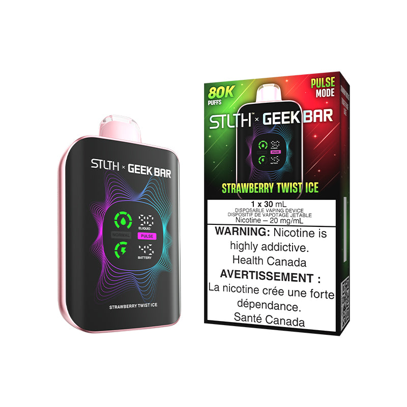 STRAWBERRY TWIST ICE - STLTH X GEEK BAR DISPOSABLE (30mL)