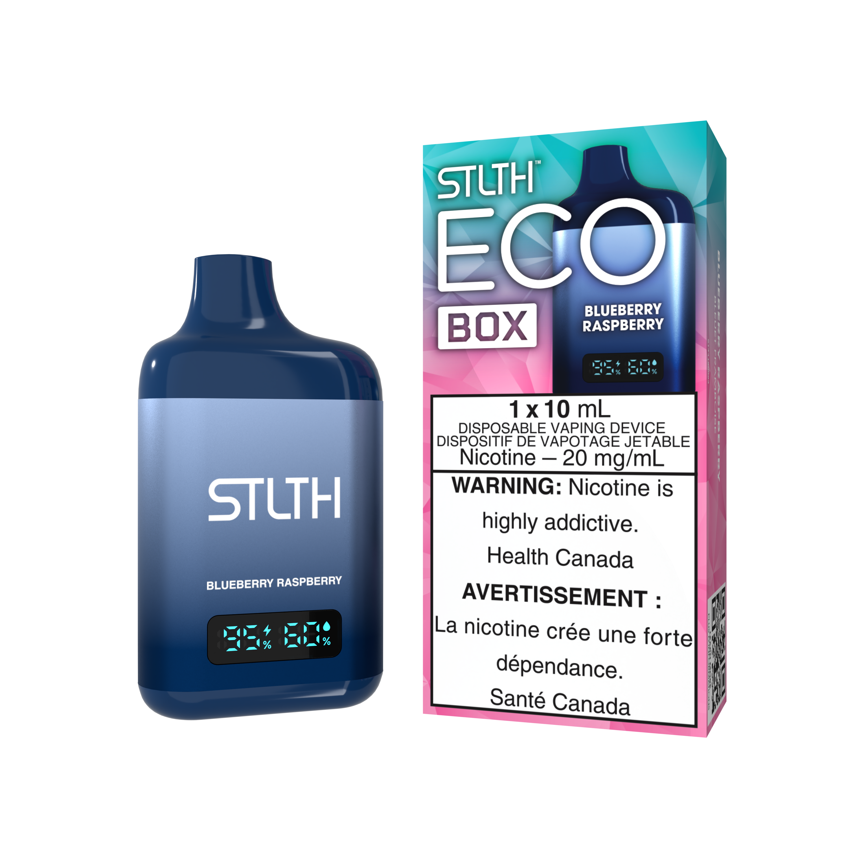 BLUEBERRY RASPBERRY - STLTH ECO BOX DISPOSABLE
