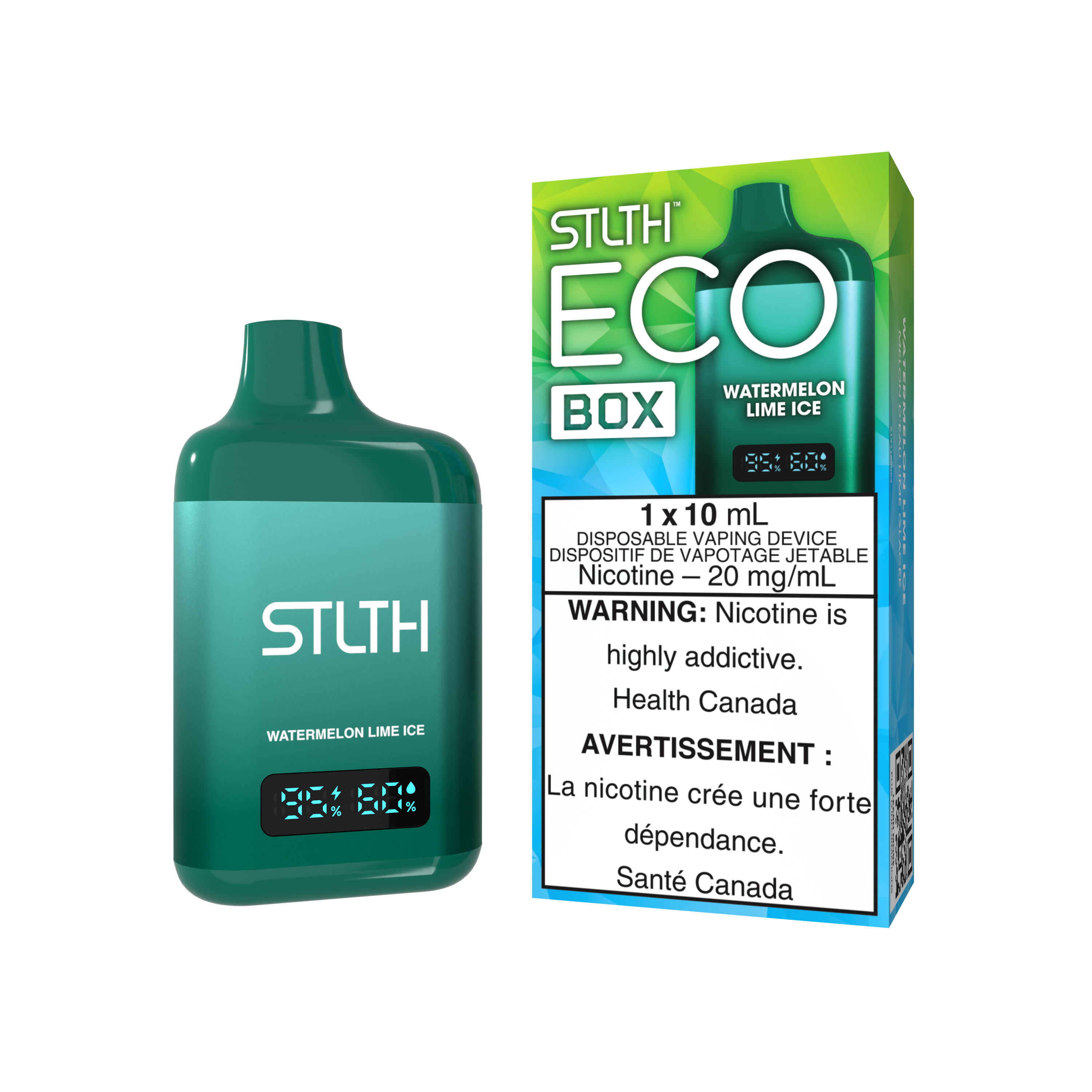 WATERMELON LIME ICE - STLTH ECO BOX DISPOSABLE