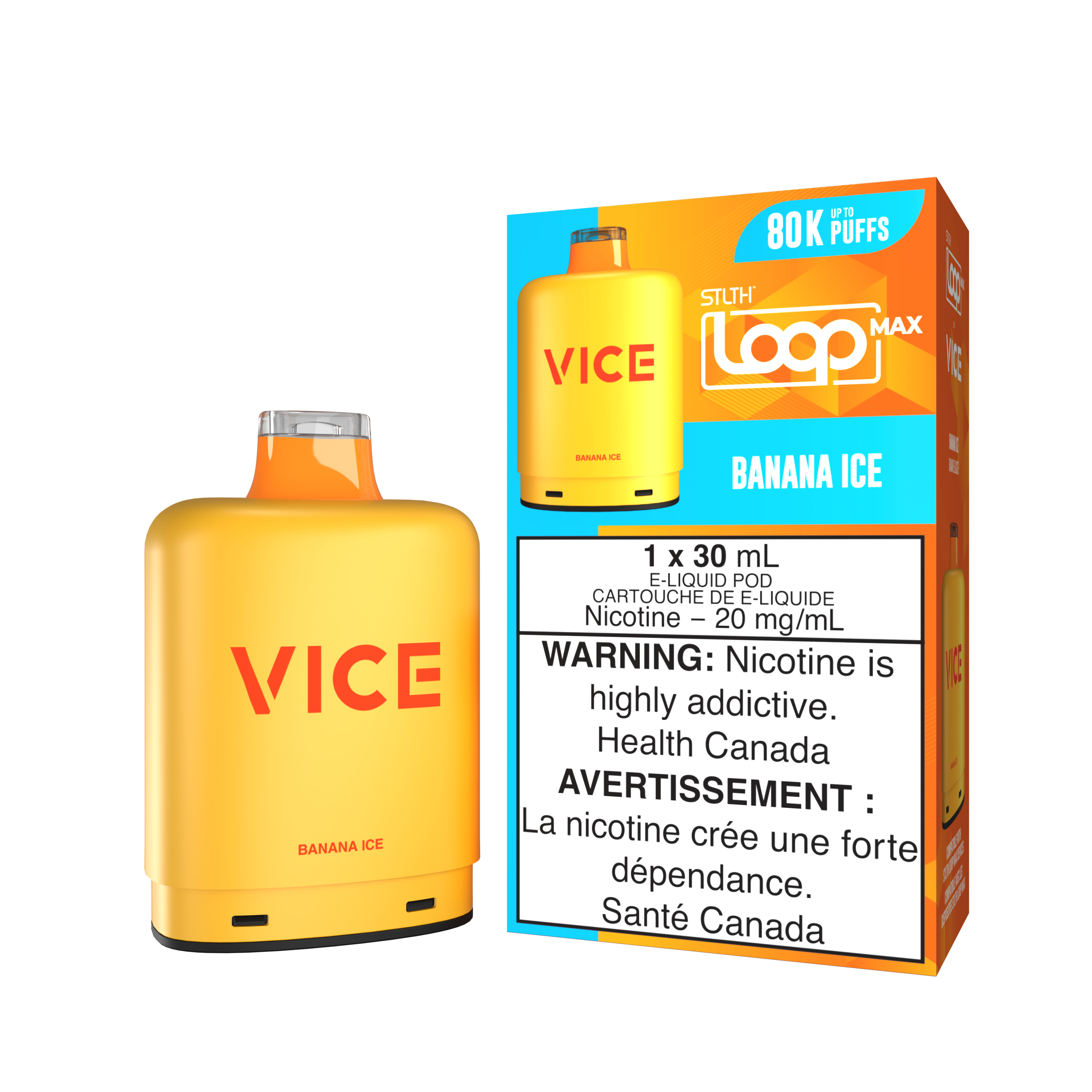 BANANA ICE - STLTH LOOP MAX X VICE (30mL) *LOOP MAX DEVICE REQUIRED*