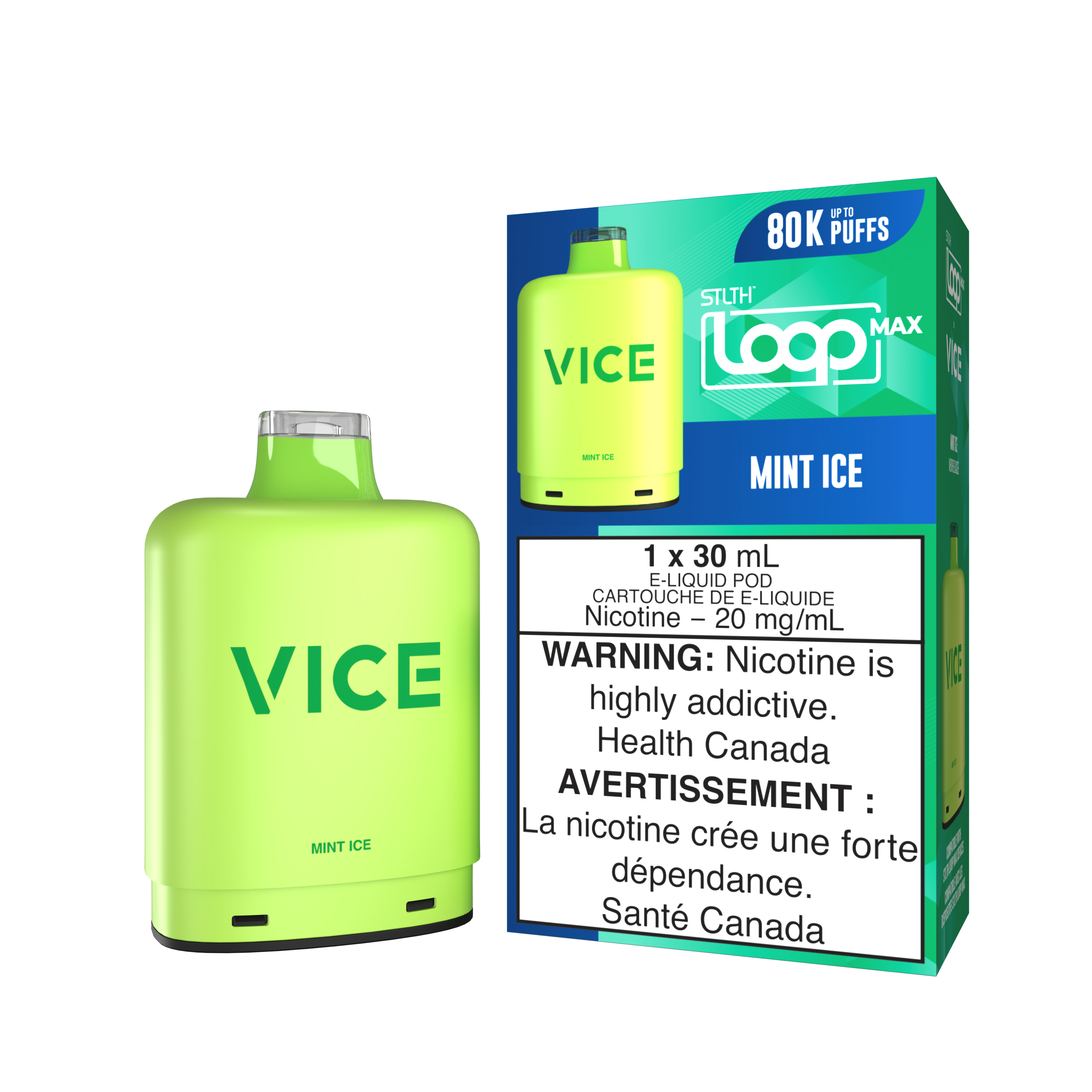MINT ICE - STLTH LOOP MAX X VICE (30mL) *LOOP MAX DEVICE REQUIRED*