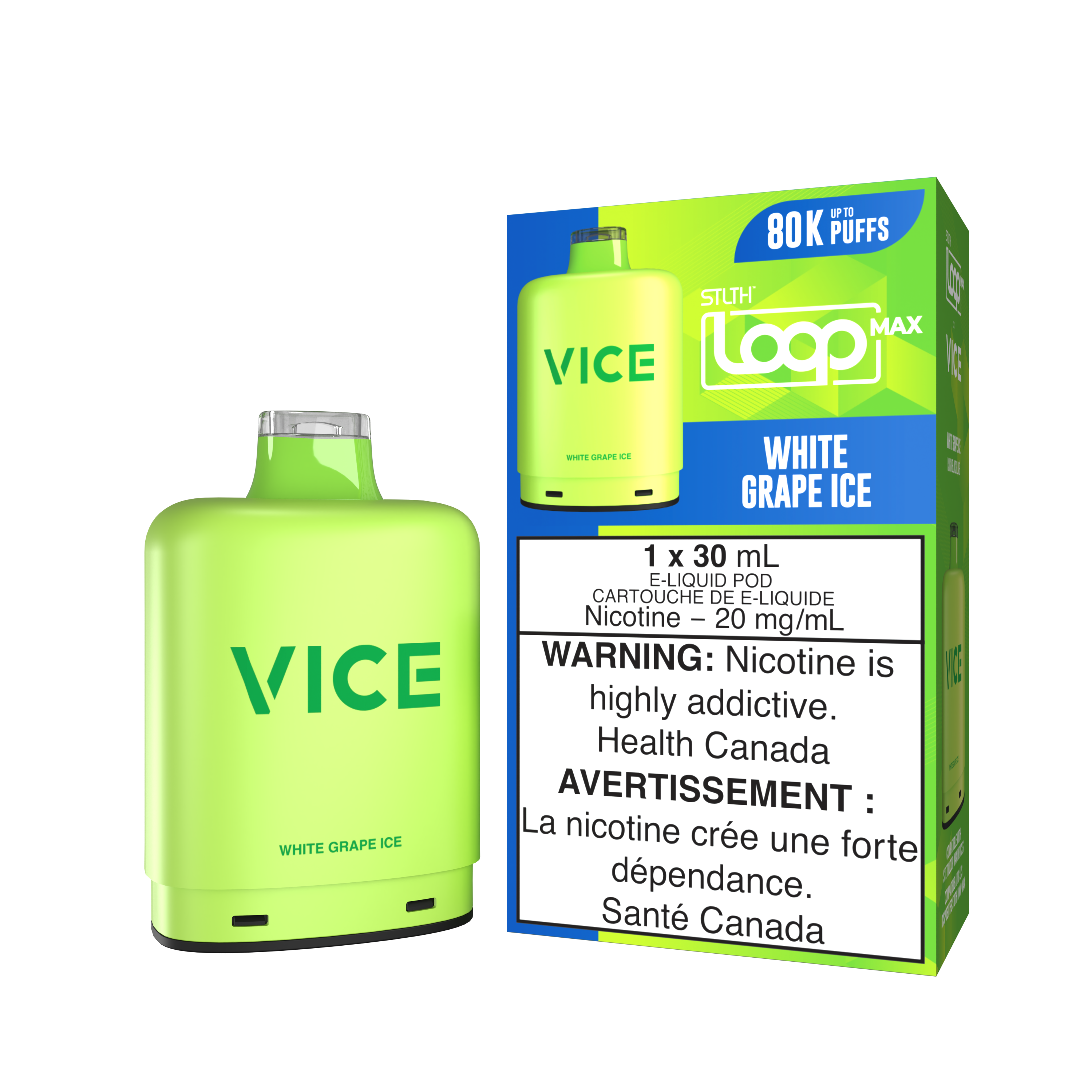 WHITE GRAPE ICE - STLTH LOOP MAX X VICE (30mL) *LOOP MAX DEVICE REQUIRED*