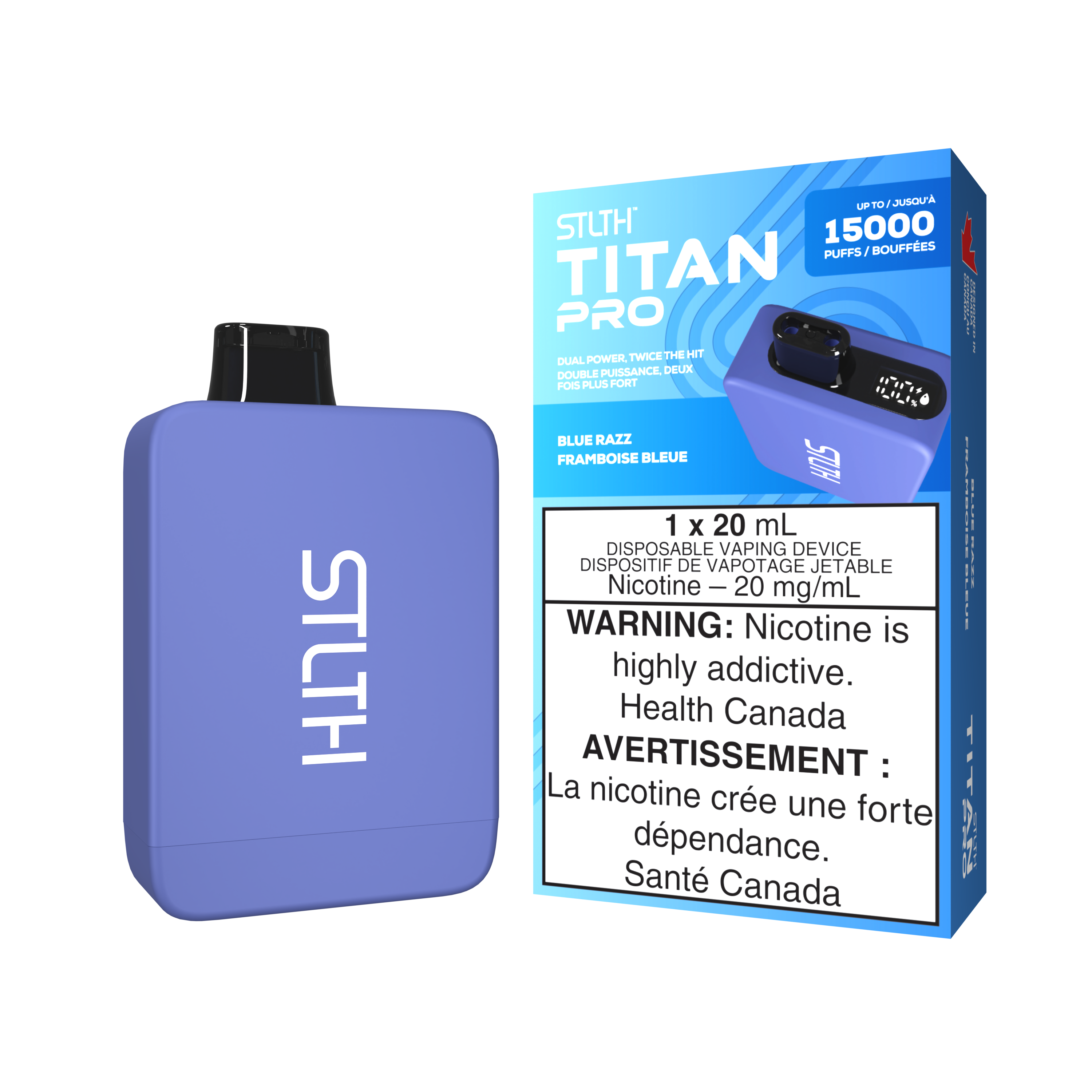 BLUE RAZZ - STLTH TITAN PRO (20mL) (ONTARIO)