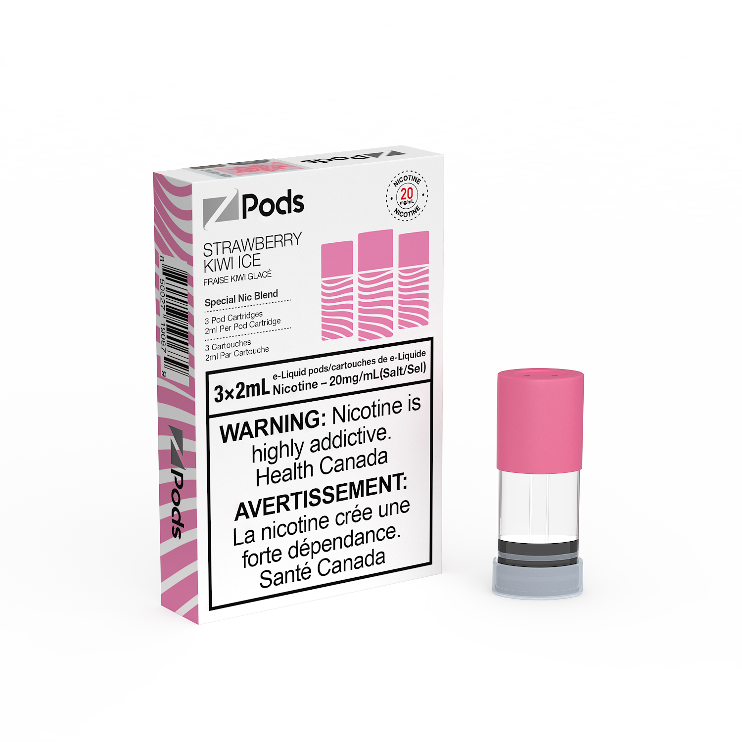 Z-PODS: STRAWBERRY KIWI ICE (ONTARIO)