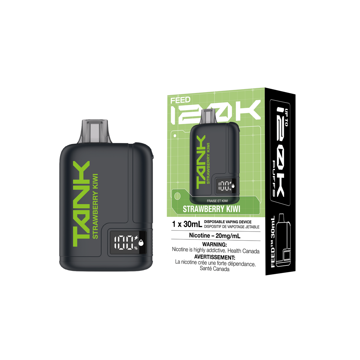 STRAWBERRY KIWI - FEED TANK 120K (30mL)