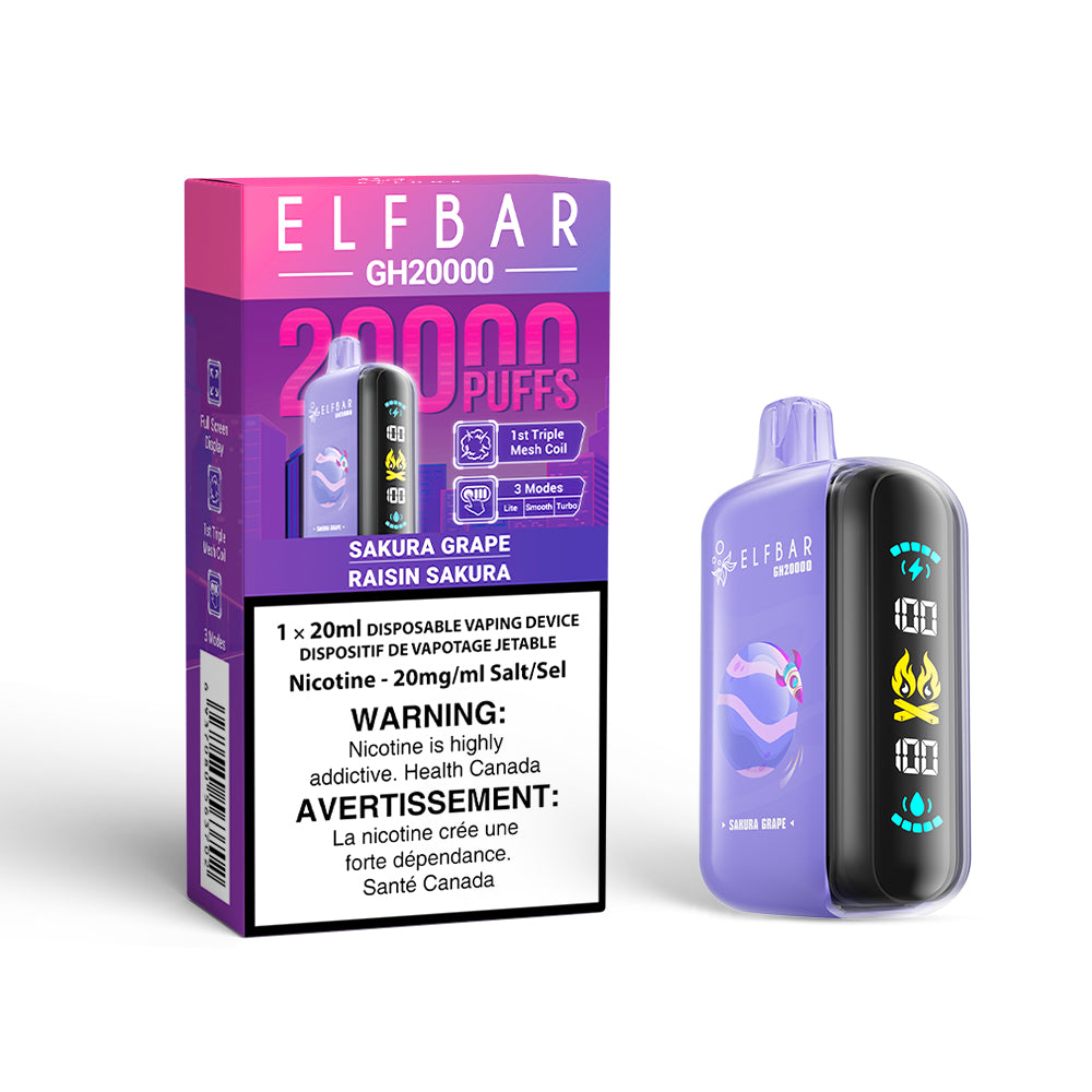 SAKURA GRAPE - ELFBAR GH20000 (20mL) (ONTARIO)