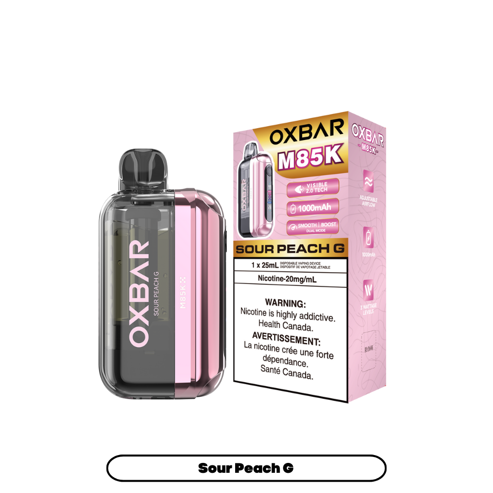 SOUR PEACH G - OXBAR M85K (25mL) (ONTARIO)
