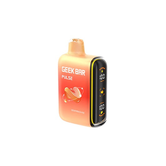 SOUR PEACH ICE - GEEK BAR PULSE DISPOSABLE SOUR PEACH ICE - GEEK BAR PULSE DISPOSABLE