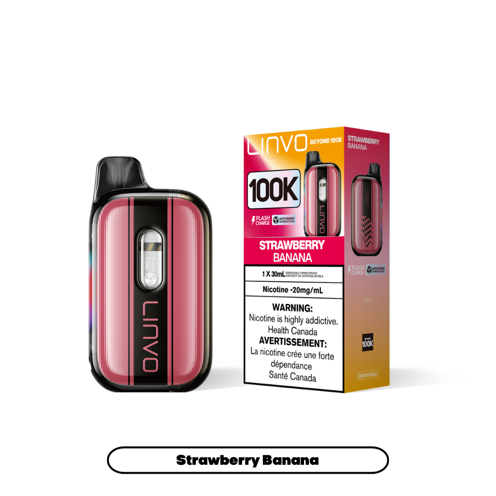 STRAWBERRY BANANA - LINVO BEYOND 100K (30mL)