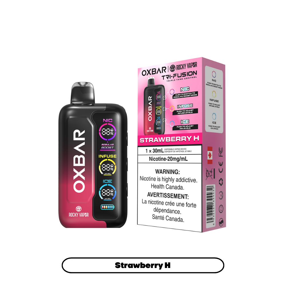 STRAWBERRY H - OXBAR TRI FUSION (20mL)