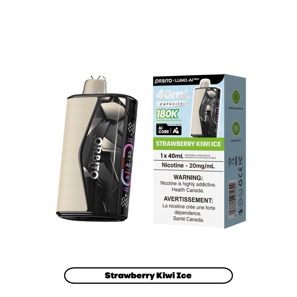 STRAWBERRY KIWI ICE - ORBITO LUMO AI PRO+ 180K (40mL)