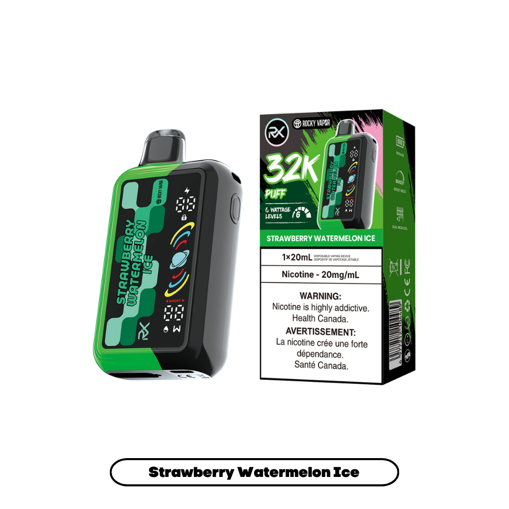 STRAWBERRY WATERMELON ICE - ROCKY VAPOR RX 32K (20mL)