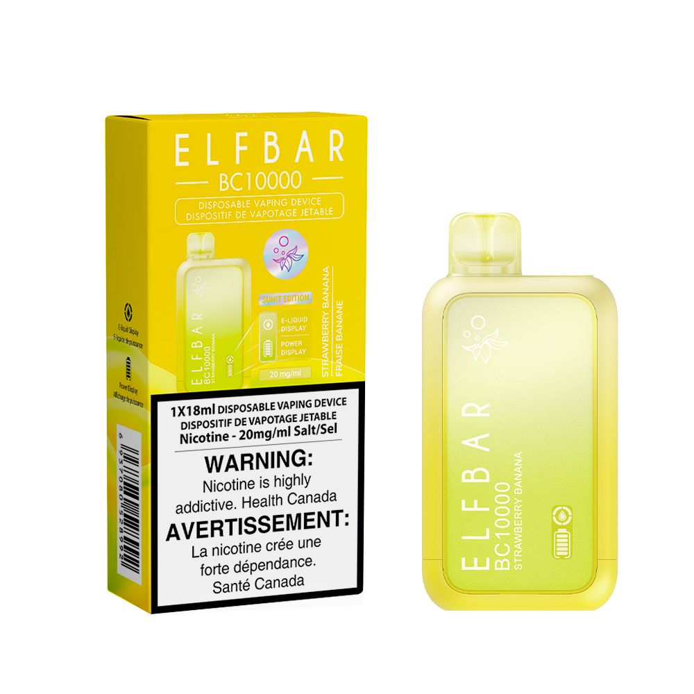 STRAWBERRY BANANA BY ELFBAR BC10000 (18mL) (ONTARIO)
