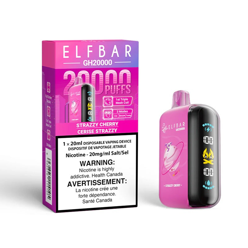 STRAZZY CHERRY - ELFBAR GH20000 (20mL) (ONTARIO)
