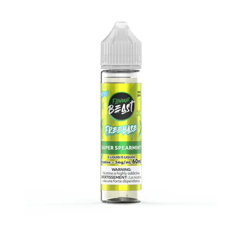 SUPER SPEARMINT - FLAVOUR BEAST FREEBASE E LIQUID (60mL)