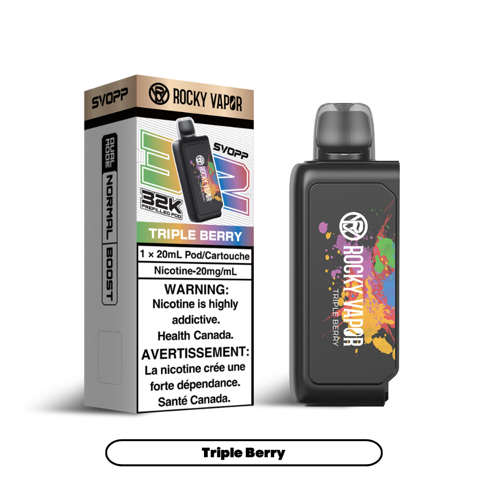 TRIPLE BERRY - OXBAR SVOPP 32K POD SYSTEM (SVOPP DEVICE REQUIRED) TRIPLE BERRY - OXBAR SVOPP 32K POD SYSTEM (SVOPP DEVICE REQUIRED)