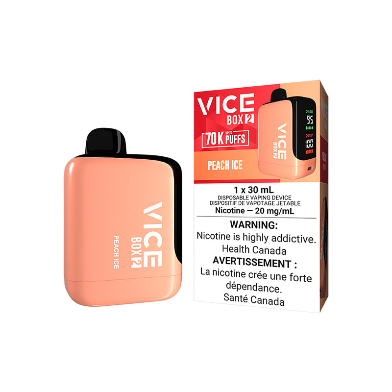 PEACH ICE - VICE BOX 2 DISPOSABLE (ONTARIO)