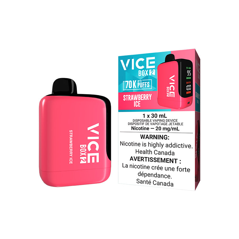 STRAWBERRY ICE - VICE BOX 2 DISPOSABLE (ONTARIO)
