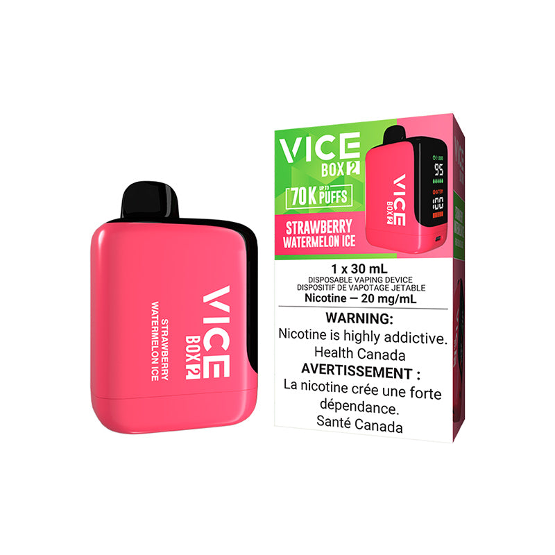 STRAWBERRY WATERMELON ICE - VICE BOX 2 DISPOSABLE (ONTARIO)