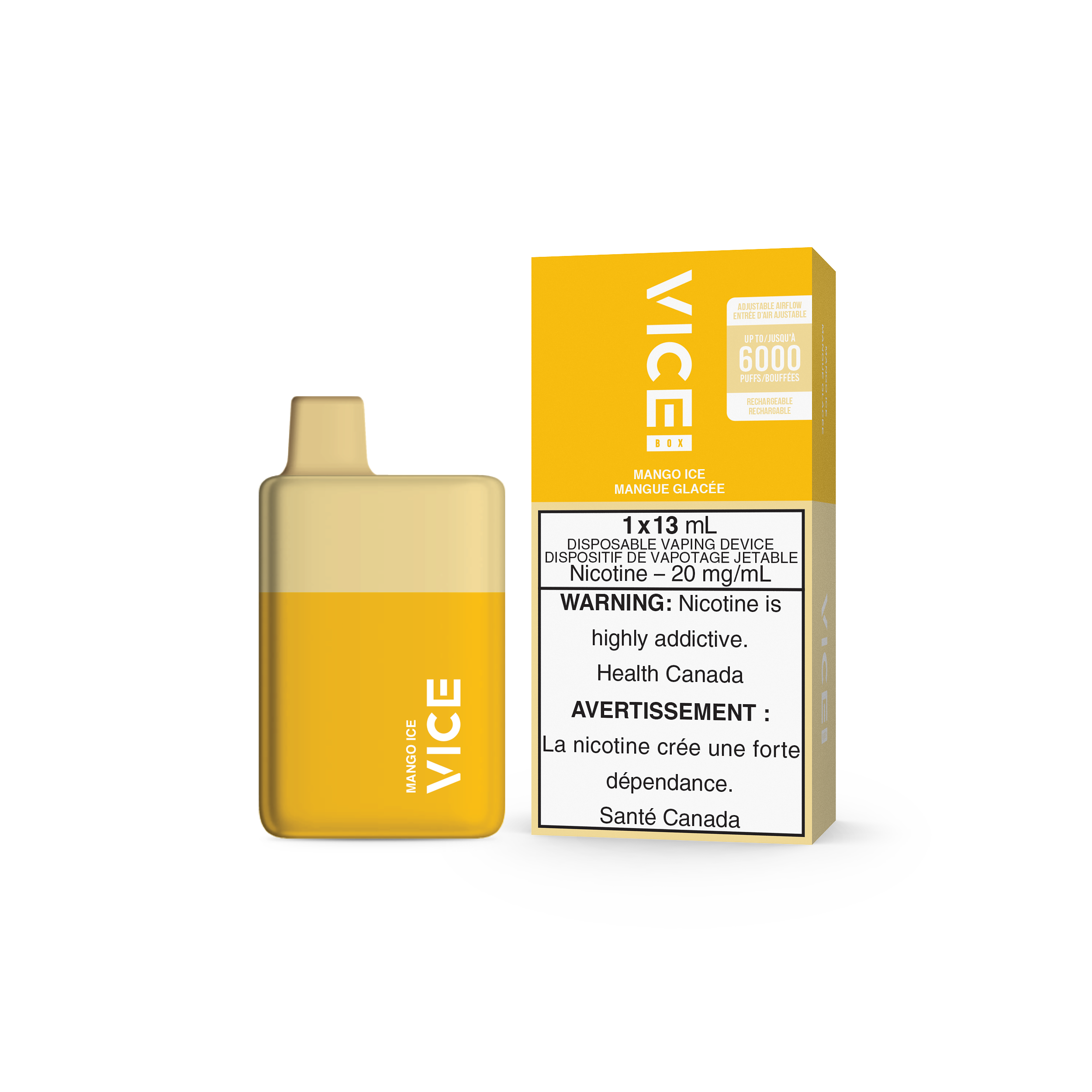 VICE BOX DISPOSABLE - MANGO ICE (ONTARIO)