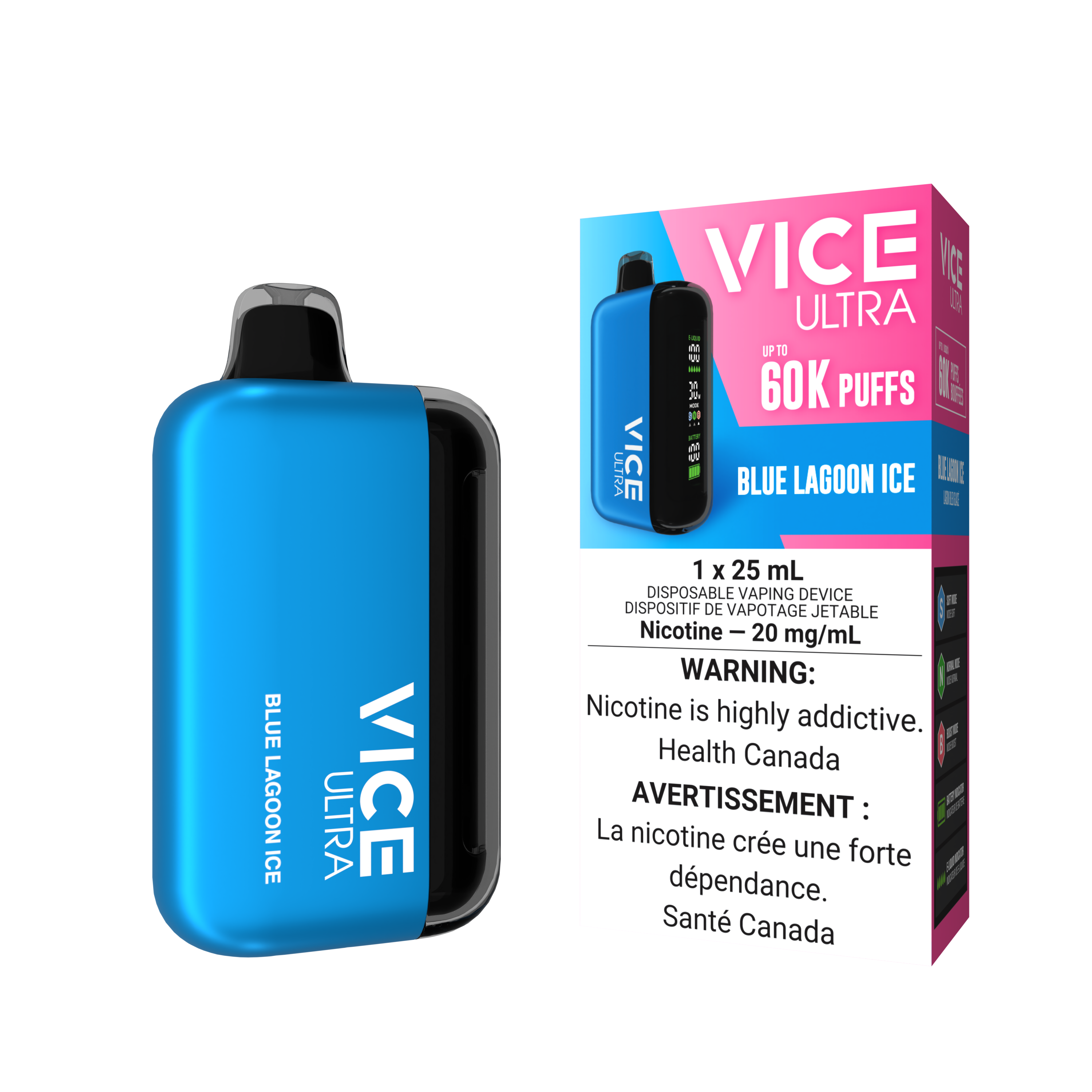 BLUE LAGOON ICE - VICE ULTRA DISPOSABLE (ONTARIO)