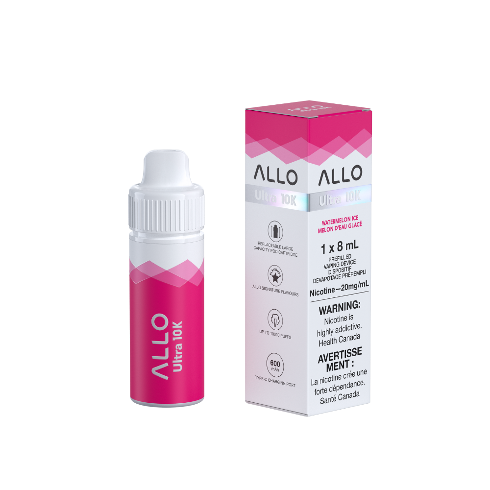 WATERMELON ICE - ALLO ULTRA 10K (8mL) (DEVICE & POD KIT)