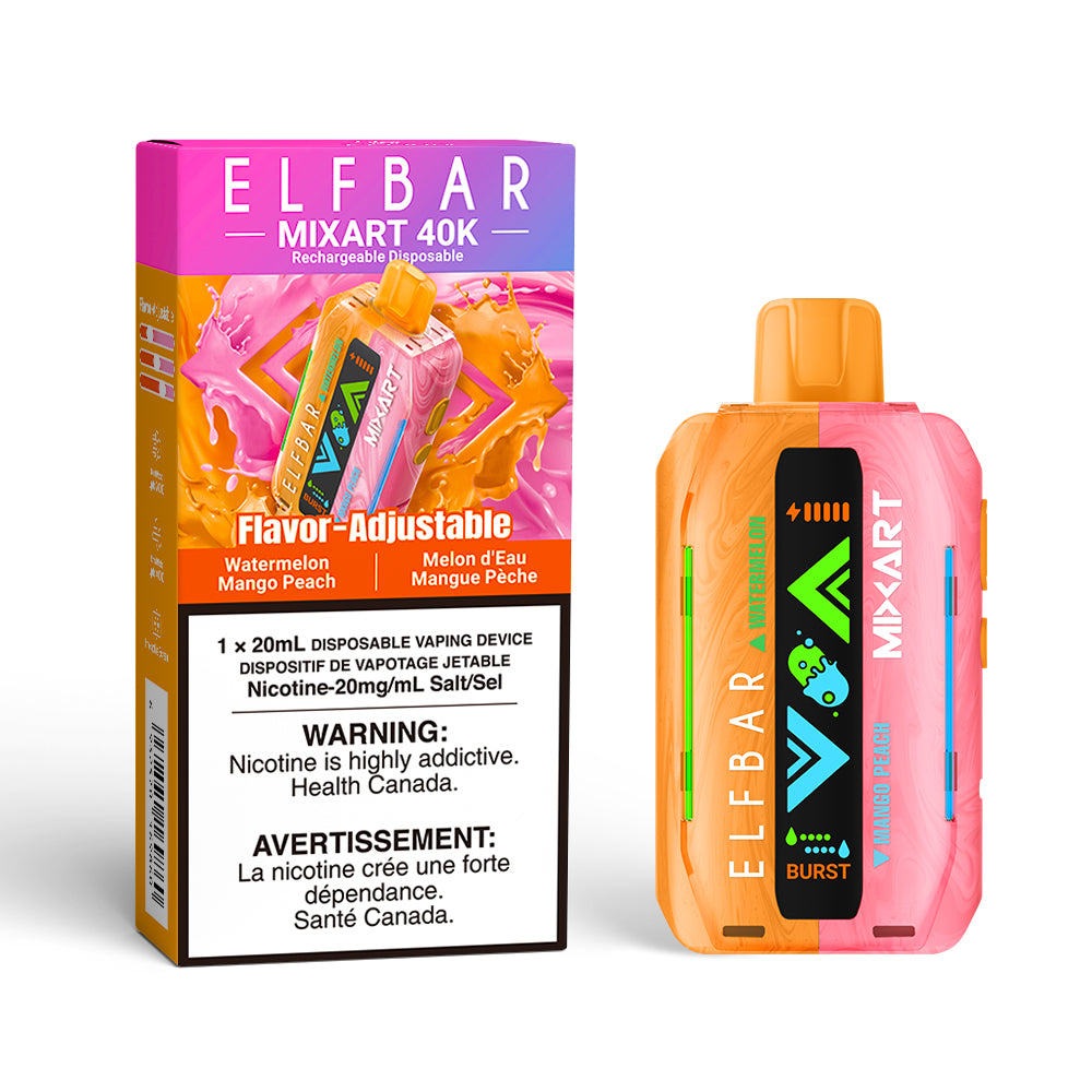 WATERMELON MANGO PEACH - ELFBAR MIXART 40K (20mL) (ONTARIO)