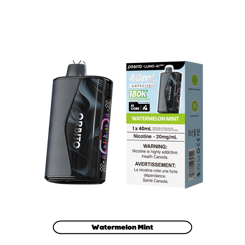 WATERMELON MINT - ORBITO LUMO AI PRO+ 180K (40mL)