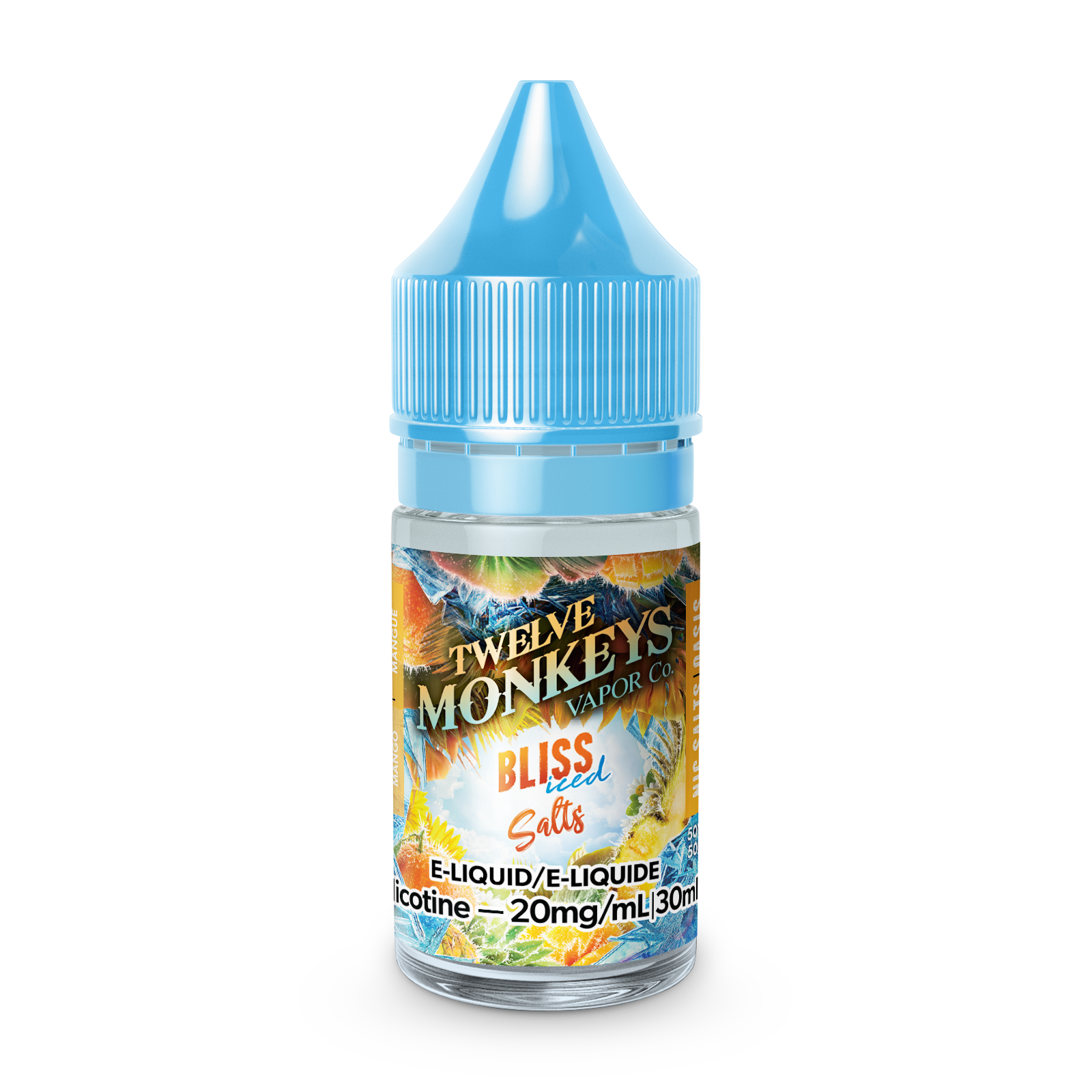 TWELVE MONKEYS ICE AGE SALTS - BLISS ICED (30mL)