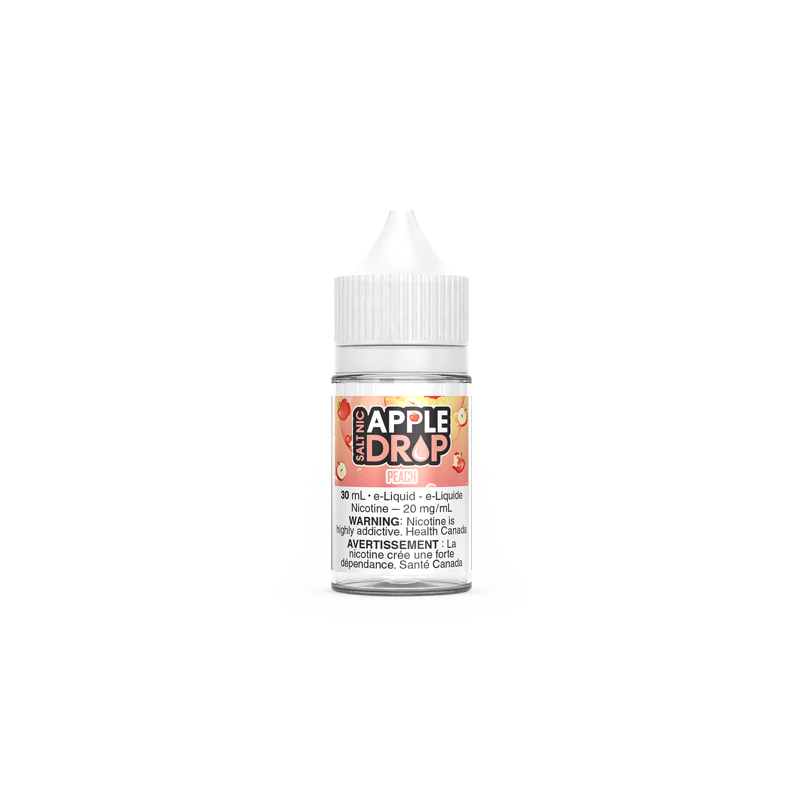 PEACH BY APPLE DROP SALT (30mL) (ONTARIO)
