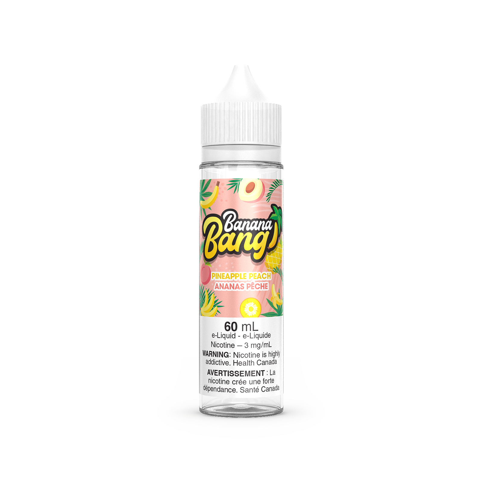 PINEAPPLE PEACH BY BANANA BANG (60mL) (ONTARIO)