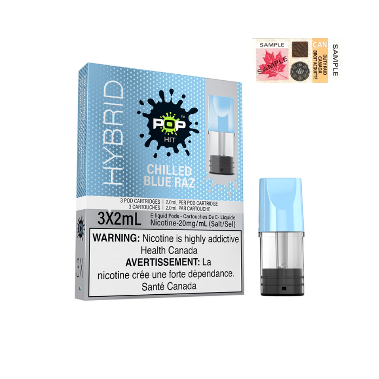 CHILLED BLUE RAZZ - POP PODS HYBRID (ONTARIO)