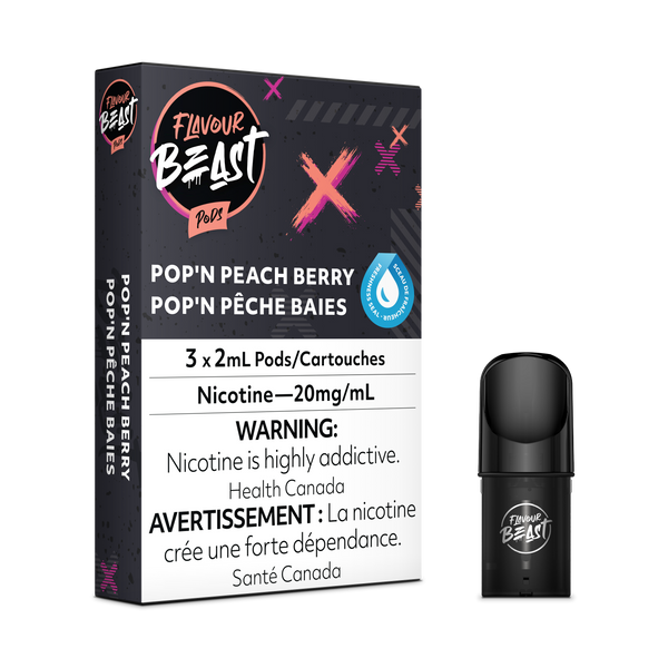 PACKIN' PEACH BERRY - FLAVOUR BEAST PODS