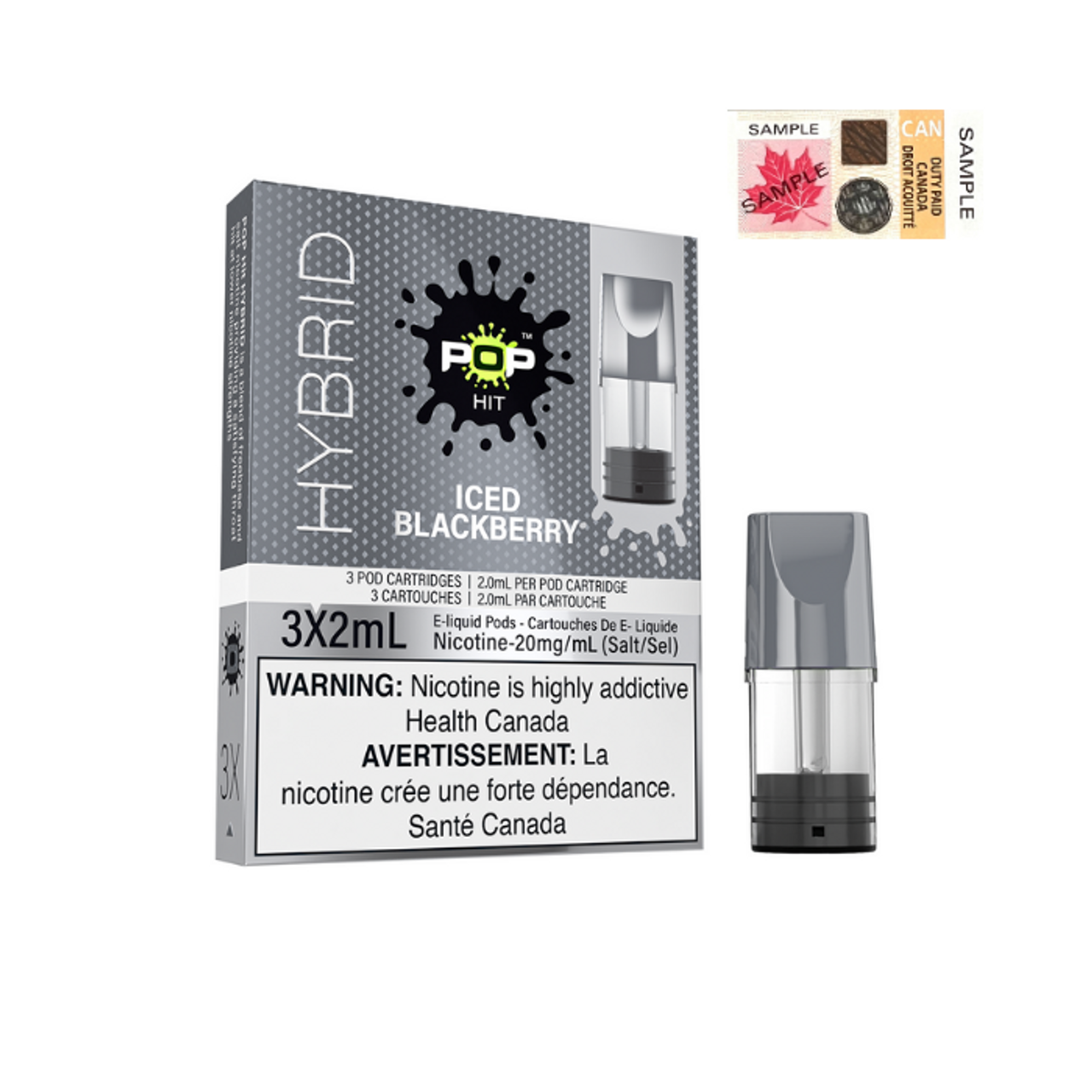 ICED BLACKBERRY - POP PODS HYBRID (ONTARIO)