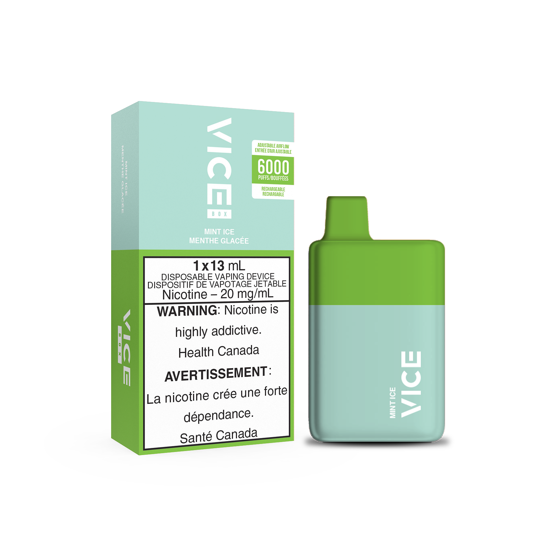 VICE BOX DISPOSABLE - MINT ICE (ONTARIO)